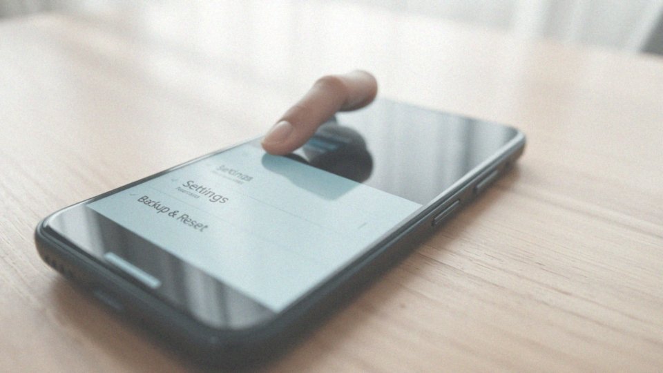 Jak przeprowadzić reset telefonu w aplikacji Ustawienia?