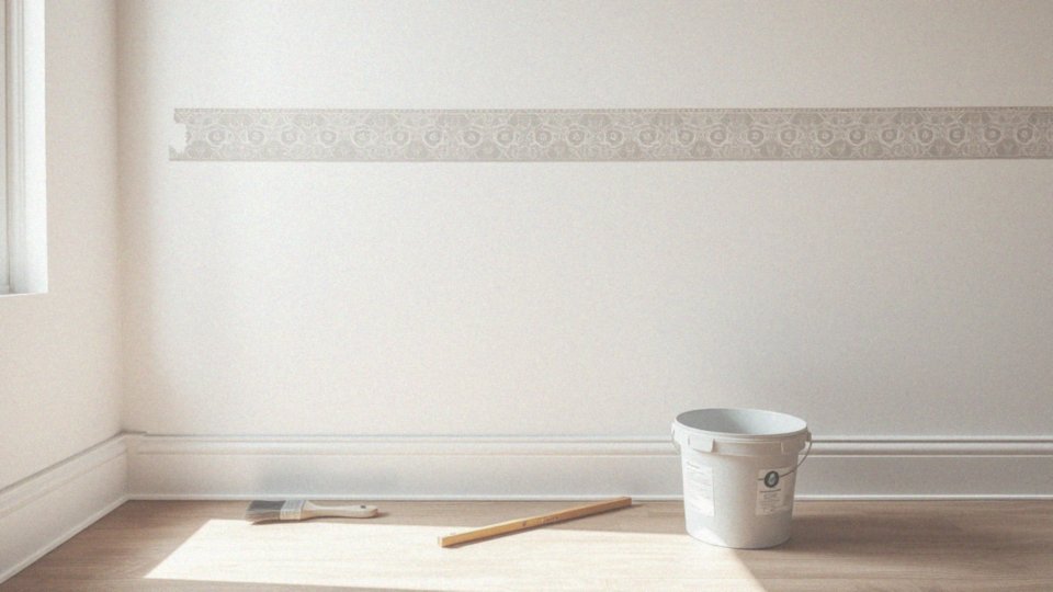 Jak przykleić tapetę papierową od góry do dołu?