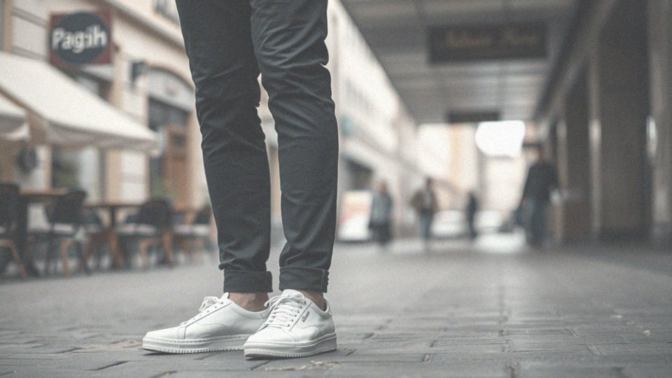 Na jaką okazję założyć białe buty do czarnych spodni?