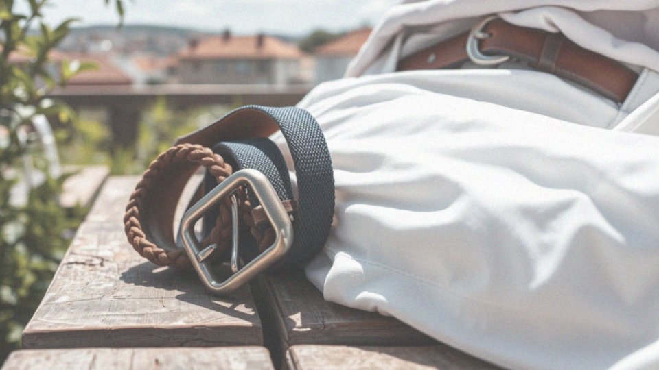 Jakie paski dobrze komponują się z białymi spodniami w stylu casual?