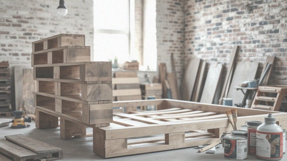 Jakie materiały są stosowane do łóżka z palet?