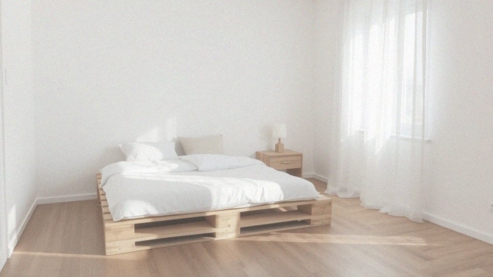 Jakie są zalety łóżka paletowego w stylu minimalistycznym?