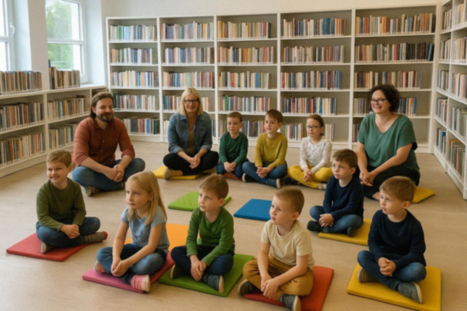 Zajęcia wakacyjne w Bibliotece Miejskiej przeniesione z powodu deszczu